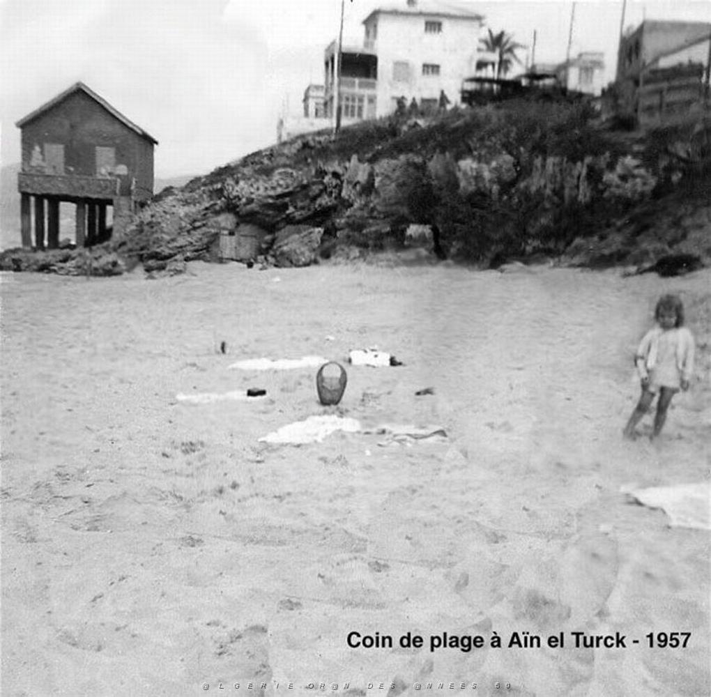 AIN EL TURC UN COIN DE PLAGE 1957.JPG